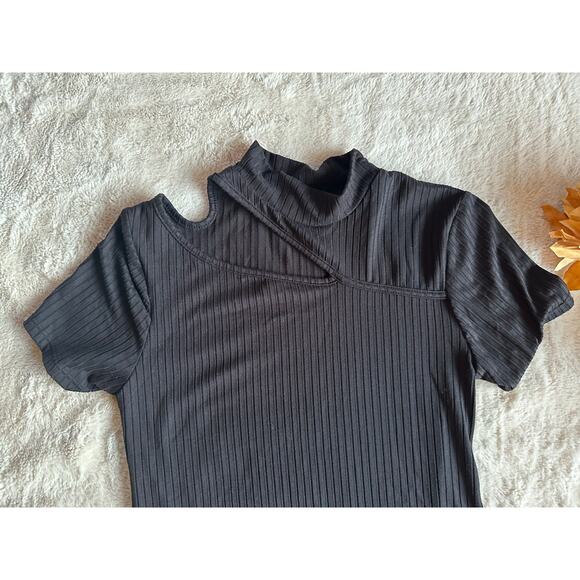 Moa Moa Black Cutout Dress Small - Picture 2 of 5